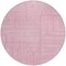 Homeroots 8' Pink And Ivory Round Geometric Washable Indoor Outdoor Area Rug 600848 - alternate 8