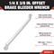 Performance Tool 1/4 x 3/8 in. Offset Brake Bleeder Wrench W80616 - alternate 6