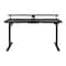 Office Star Products Primo 60in Desk, Black Carbon Fiber PMO6024GD-BCF - alternate 8