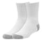 Railroad Sock Crew Socks, 85% Cotton, 15% Nylon, White/Grey, 13-5Y, 6 PK 7080 - alternate 3