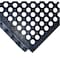 Wearwell Open Grid Mat, 0.91m L x 0.91m W, 5/8 in Thickness, Rubber, Drainage, Black 578.58X3X3GRBK - alternate 1