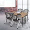 Regency Kee Folding Training Seminar Table, 72 in W, 24 in L, Noble Oak MTF7224NOBK - alternate 4