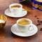 Elama Luna 12 Piece 3 Ounce Porcelain Espresso Cup Set in White with Saucers ELM-LUNA-3ESPRESSO - alternate 7