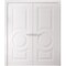 Sartodoors Interior Double Doors 36 x 96 inches, BASIC 9801 White, Wood Interior Solid Panel Frame, Closet B BASIC9801DD-SKIN-3696 - alternate 1