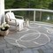 Homeroots 8' Gray And Ivory Round Abstract Washable Indoor Outdoor Area Rug 597483 - alternate 7