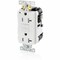 Leviton Lev-Lok GFCI 20A TR/PI Ind Gr White MGFT2-W - alternate 1