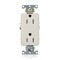 Leviton Decora Plus Duplex 15A 125V TR Lt Alm TDR15-T - alternate 1