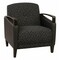 Osp Home Furnishings Main Street 2-Tone Custom Fabric Chair, Onyx & Black MST51-K101/R107 - alternate 3