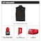 Milwaukee Tool Axis Heated Vest, Polyester, 2 to 8 hours Heating Time, 3 Heat Settings, Black, M M300B-21M - alternate 17