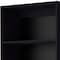 Homeroots 71" Black Five Tier Bookcase with Two doors 546189 - alternate 7