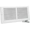 Sierra Grates 14 in. H X 8 in. W Return Air Grille, 1-Way 45 Degree Louvered, Steel, White RG1408 - alternate 1