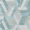Homeroots 5' X 8' Teal Blue Geometric Washable Indoor Outdoor Area Rug 608071 - alternate 6