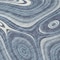 Homeroots 8' Blue And Ivory Round Geometric Washable Indoor Outdoor Area Rug 631379 - alternate 6