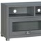 Homeroots 57in Gray Wood Enclosed and Open Storage TV Stand 724157 - alternate 7