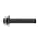 Zoro Select Not Graded, M8-1.25 Serrated Flange Bolt, Plain Stainless Steel, 50 mm L, 5 PK 31-MFH-8-50 - alternate 4