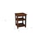 Homeroots 28" Brown Solid Wood Nightstand 548313 - alternate 4