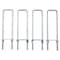 Mytee Products 18in Square 5/8in-11 U-Bolt Kit with Tie Bars, Hex Nuts & Lock Washers UBSB-18 - alternate 1