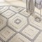 Homeroots 8' Cream And Gray Round Geometric Indoor Outdoor Area Rug 550654 - alternate 8