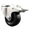 Service Caster 3.5 Inch 316SS Hard Rubber Wheel Swivel Bolt Hole Caster with Total Lock Brake SCC-SS316BHTTL20S3514-HRS - alternate 1