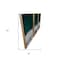 Homeroots 3Pcs Deep Green Black and White Abstract Canvas Wall Art Gold Floater Frame Print Wall Art, 3PK 470343 - alternate 3