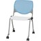 Kfi Poly Stack Chair, Sky Blue Back CS2300-BP35-SP08 - alternate 1