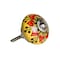 Homeroots Set of Eight Yellow And Black Floral Ceramic Drawer Pull Knobs, 8PK 358115 - alternate 6