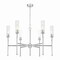 Z-Lite Esme Brushed Nickel 6 Light Chandelier 3047-6BN - alternate 7