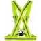Ironwear Hi Vis Reflective Traffic Safety Sash Belt with Front Release Buckle, Lime, OSFA 1915-L - alternate 2