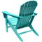 Newtechwood Atlantic Classic Curveback Seafoam Plastic Outdoor Patio Adirondack Chair P012-898 - alternate 3