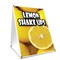 Signmission Lemon Shake Ups, 24 Inch x 18 Inch A-frame Yard Sign, Plastic Sign SBC-1824-Lemon Shake Ups - alternate 1
