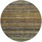Homeroots 8' Brown And Gray Round Striped Washable Indoor Outdoor Area Rug 615832 - alternate 6