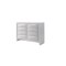 Homeroots 59" White Solid and Manufactured Wood Eight Drawer Double Dresser 490458 - alternate 4