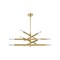 Corbett Lighting Strasbourg 12 Light Integrated LED Chandelier in Vintage Brass 501-42-VB - alternate 1