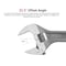 Tekton Adjustable Wrench Set, 2-Piece 6, 9 in. - 1-1/2 in. Jaw Capacity WSA90000 - alternate 5