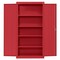 Sandusky Lee Medium Duty Welded Steel Storage Cabinet, 36x24, 72, Red CA41362472-01 - alternate 6