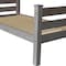 Homeroots Gray Solid Wood Twin Bed Frame 546940 - alternate 6