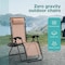 Serenelife Zero Gravity Chairs Set of 2 SLZGHCRM56 - alternate 5
