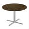 Correll Round Cafe Table, 48 in W, 48 in L, 29 in H, Particleboard Top, Walnut SXT48R-01-98-01 - alternate 1