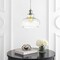Jonathan Y Hampton 9.4 in. Adjustable Iron/Glass Pharmacy LED Pendant, Chrome JYL1104A - alternate 10