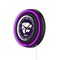 Holland Bar Stool Kansas State University 15 Double Neon Wall Clock Clk15BK - alternate 5