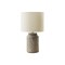 Monarch Specialties Lighting, 17"h, Table Lamp, Taupe Resin, Ivory / Cream Shade I 9795 - alternate 1