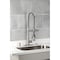 Kingston Brass Single-Handle Deck-Mount Pre-Rinse Kitchen Faucet with Pot Filler, Brushed Nickel LS8508DL - alternate 4