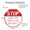 Signmission Stop Look for Low Flying Aircraft, 10 Inch X 10 Inch, Vinyl Decal OC-D-10-261 - alternate 3