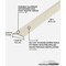 M-D Building Products Building Products 1-3/8'' X 36'' Almond Aluminum Carpet Trim with Screw Nails 74187 - alternate 6
