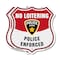 Signmission No Loitering Shield Sign Police Enforced, 12 inch X 12 inch, Aluminum Metal Sign, 2PK SHI-A-2PACK-12-396 - alternate 1