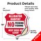 Signmission Alligator Warning Shield Sign Alligator, 18 inch X 18 inch, Vinyl Decal, 2PK SHI-D-2PACK-18-357 - alternate 6