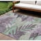 Homeroots 10' X 14' Lavender And Lilac Floral Washable Indoor Outdoor Area Rug 611119 - alternate 1