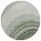 Homeroots 8' Green And Artichoke Green Round Abstract Washable Indoor Outdoor Area Rug 577303 - alternate 6