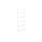 Homeroots 72" White Metal Five Tier Bookcase 489806 - alternate 7
