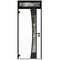 Vdomdoors Aluminum Door Cynex 6116 Black Entry Steel Metal Modern Painted W36xH80+16 Right Inswing CYNEX6116EXD-OAK-W36xH80+16-RH-I - alternate 5